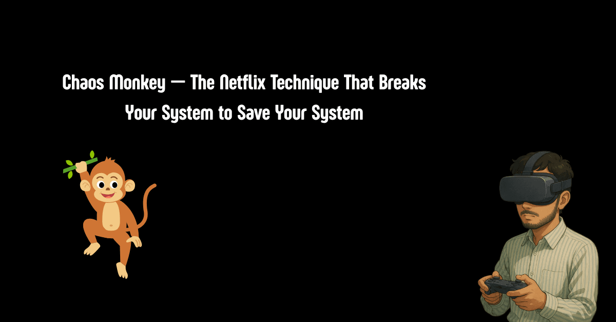 Chaos Monkey — The Netflix Technique That Breaks Your System to Save Your System