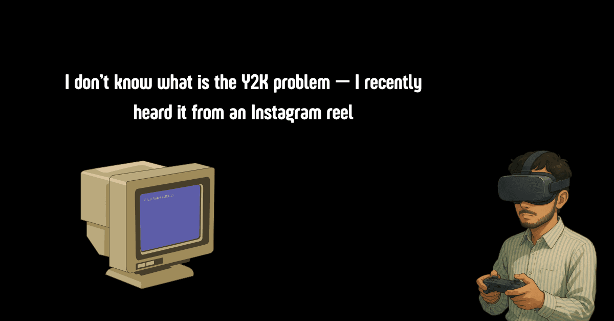 I don’t know what is the Y2K problem — I recently heard it from an Instagram reel