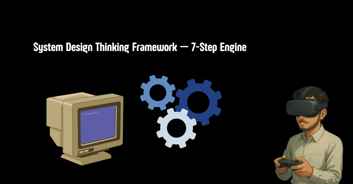 System Design Thinking Framework — 7-Step Engine
